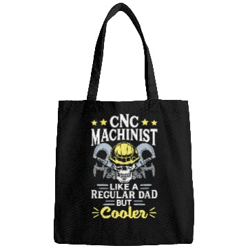 Discover Mechanic Operator Engineer Cnc Machinist Dad Bags