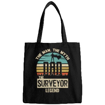 Discover Man Myth Legend Dad Surveyor Bags