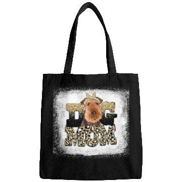 Discover Dog Airedale Terrier Western Leopard Airedale Terrier mom mothers day Bags