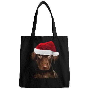 Discover Funny Labrador Lab Dog Chocolate Lab Puppy Image Labrador Retriever Christmas Bags