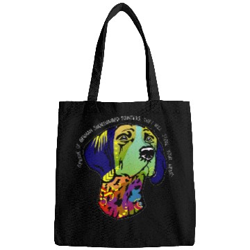 Discover German Shorthaired Pointer Artwork Painting Bags