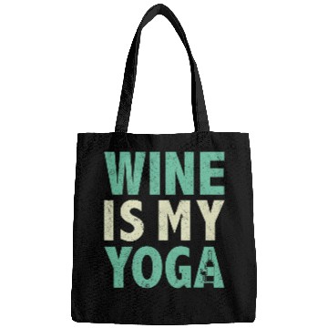 Discover Namaste Yoga Wines is my yoga quote meditation saying funny Meditation Bags