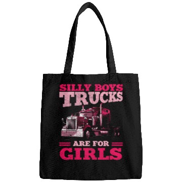 Discover Trucker Gifts Tractor Trailer 18 Wheeler Trucks For Girls Bags