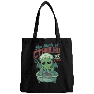 Discover Octopuss Lover Halloween The Bath Of Cthulhu Funny Cute Cthulhu Mythos611 Bags
