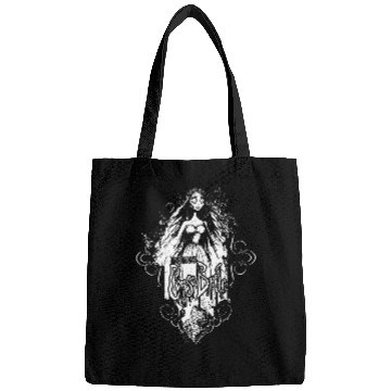 Discover Corpse Bride Emily Ghostly vintages Black White Portrait Bags