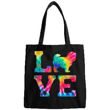 Discover Love Peekapoo Tie Dye Dog Mom Dad Bags