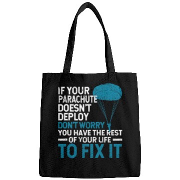 Discover Skydiving Gift Funny Parachute Skydiver Adventure Parachuting Skydiving Bags