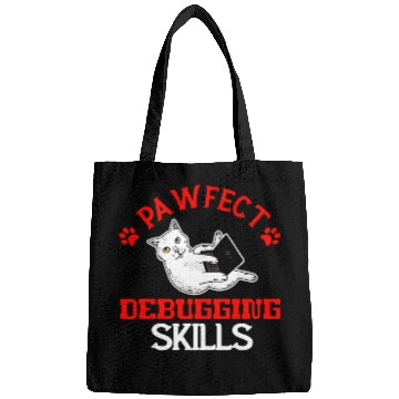 Discover Developer Programmer Coder Computer Cat Lover Pet Owner Bags