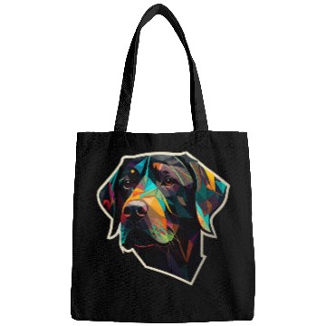 Discover Labrador Lab Dog Labrador Low Poly Labbi Dog 3 Bags