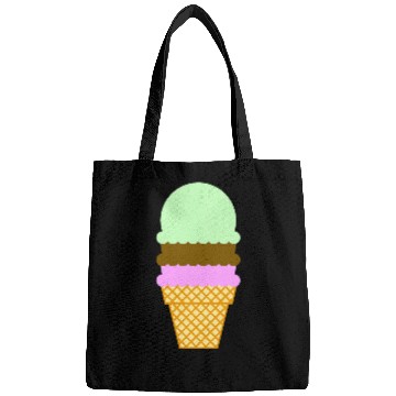 Discover Chocolate Strawberry Mint Ice Cream Cone Bags