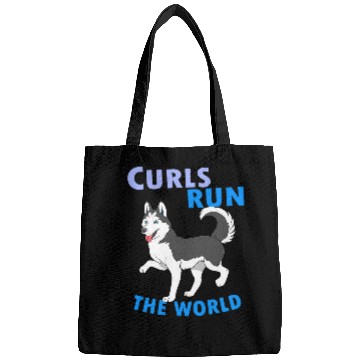 Discover Husky Gift Curls Run The World Husky Bags