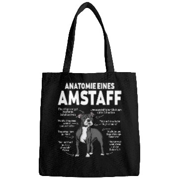 Discover Dog Staffordshire Anatomy of an Amstaff American Staffordshire Terrier 3 Bags