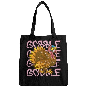 Discover Gobble Gobble Turkey Funny Turkey Thanksgiving Bags