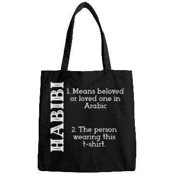 Discover Habibi Arabic dictionary definition Bags