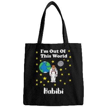 Discover Habibi Im out of this world Arabic Bags