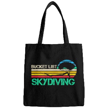 Discover Skydiving Gift Bucket List Skydiving Funny Skydiver Bags