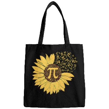 Discover Pi Day Sunflower 314 Pi Number Symbol Math Science Bags