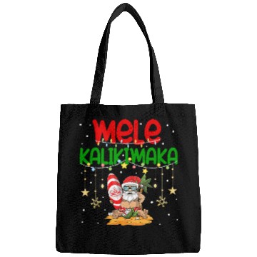 Discover Surf Life Mele Kalikimaka Hawaiian Christmas Santa Surfing Costume Bags