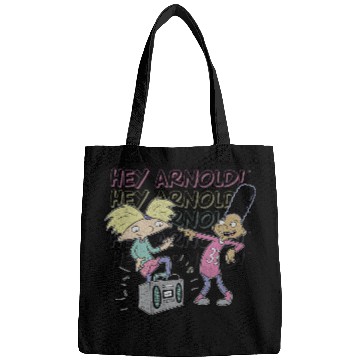 Discover Hey Arnold Arnold Gerald Jamming Distressed Portrait Bags