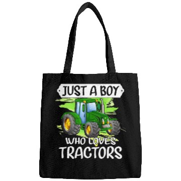 Discover Tractor driving Just a Boy who loves Tractors Harvest Farming Barn Cattle 4 Bags