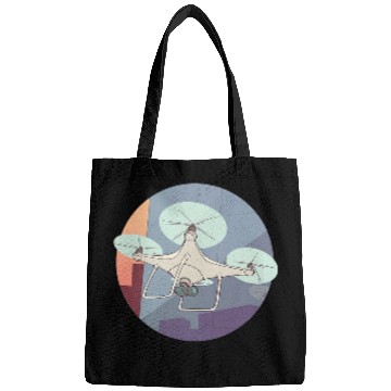 Discover Drone Pilot vintages Retro RC Quadcopter Bags