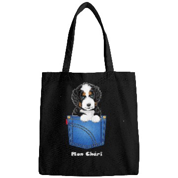 Discover Bernedoodle cute gift mon cheri Bags