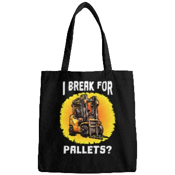 Discover Certified Forklift Operator I Brake For Pallets Forklifter Bags