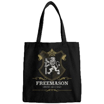 Discover Freemason Freemason Logo Lion swords 2Ordo Ab Chao Bags