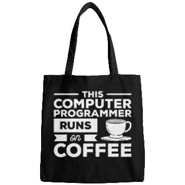 Discover This Computer Programmer Runs On Coffee Programming Coding Bags