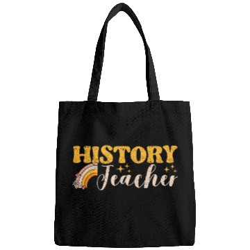 Discover History Teacher Definition Funny Back To School Typography Bags