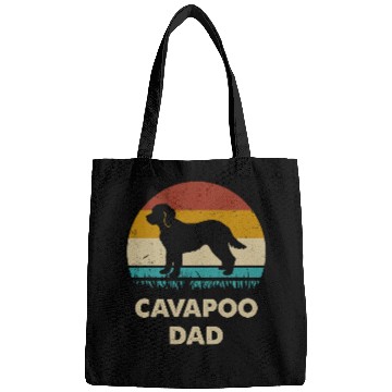 Discover Cavapoo Dad For Men Cavapoo Dog Lovers Gift Dad Vintage Bags
