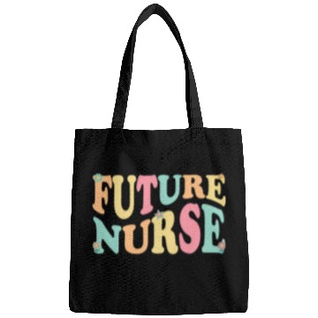 Discover Future nurses Retro Groovy Nursing Student Future nurses Bags