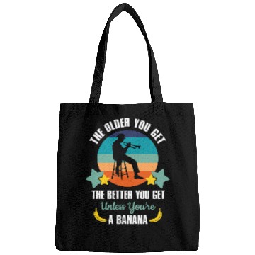 Discover Trumpet Lover Player Funny Banana Bags