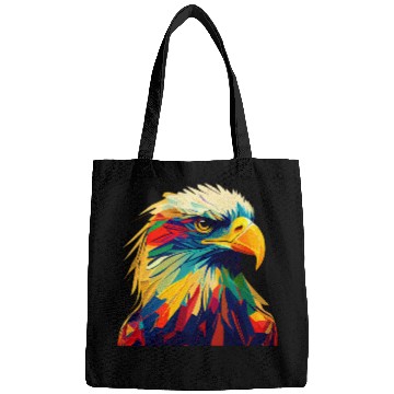 Discover American Bald Eagle Design Colorful Pop Art Bald Eagle Lover Bags
