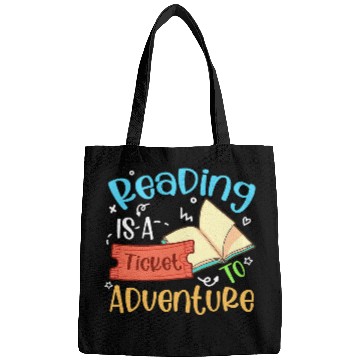 Discover Reading Book Adventure Funny Librarian Bookworm Book Lover Reader Bags