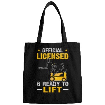 Discover Forklift Operator Official Licensed Ready To Lift Bags