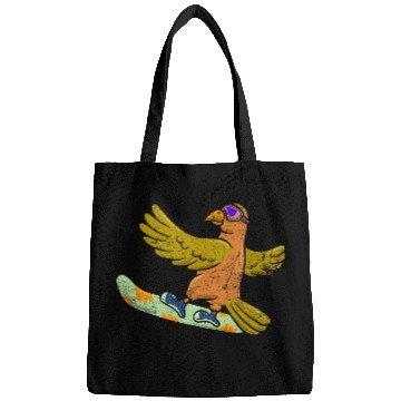 Discover Skiing Ski Bird Whisperer Snowboarding Snow Winter Sport Ice Snowboard Bags