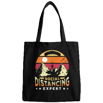 Discover Skydiving Gift Social Distancing Expert Skydiving Funny vintages Skydiver Bags