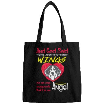Discover Bernedoodle Angel Without Wings Pet Lovers Gift Bags