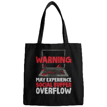 Discover Funny Coder Developer Programming Social Programmer Bags