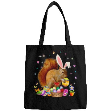 Discover Squirrel Lover Cute Squirrel Easter Day Bunny Eggs Easter Costume Womens Bags