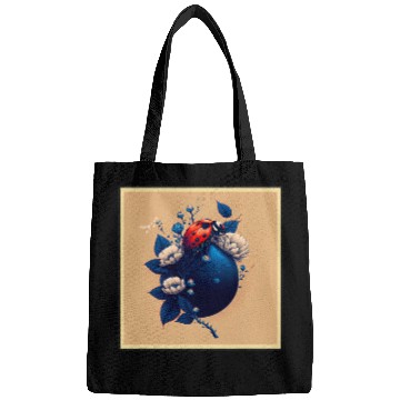 Discover Surrealism Japanese Painting Ladybug Bags
