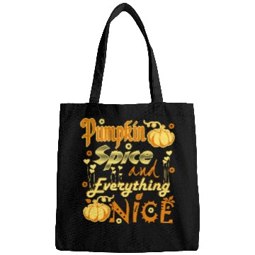 Discover Halloween Pumpkin Spice And Everything Nice bests Fall 377 Pumpkin Bags