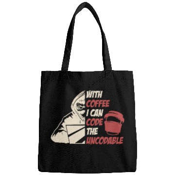 Discover Funny Coder Software Engineer Coding Coffee Programmer Bags