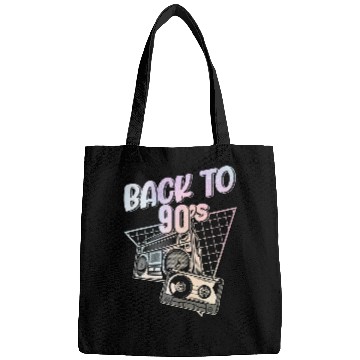 Discover Back To 90s Cassette Mixtape Bags