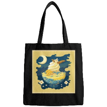 Discover Surrealism Japanese Painting Banana Pudding Bags