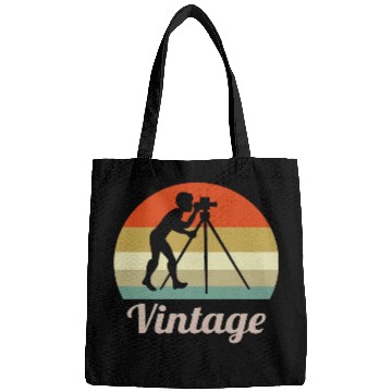 Discover Land Examiner Technician Surveyor Cartogropher vintages Retro Bags