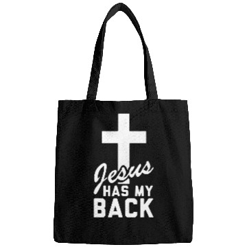 Discover Christian Jesus Has My Back Christ Bags