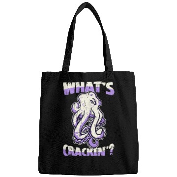 Discover Octopuss Lover Whats crackin octopus Bags
