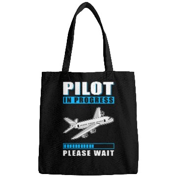 Discover Pilot In Progress Please Wait Education Airplane Bags